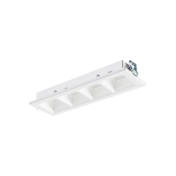 Luminaires tertiaire et scolaire encastrés - r4 cells luminaire led encastré complément des projets réalisés avec les autres luminaires de la gamme optix -   830  9w 1098lm blanc