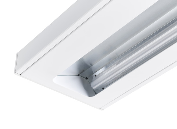 Luminaires tertiaire et scolaire surface et suspendu - optix plafonnier led basse luminance montage en saillie optique asymétrique 1500 37w 4250lm 840 blanc