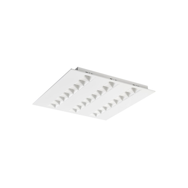 Luminaires tertiaire et scolaire encastrés - optix luminaire led encastré 600x600mm 3 lignes 26w 3550lm 830 blanc