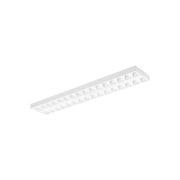 Luminaires tertiaire et scolaire surface et suspendu - optix plafonnier led basse luminance montage en saillie 1200 2l d/i 29w 4100lm 840 blanc da