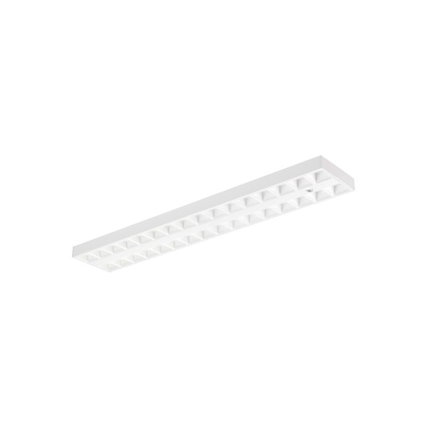 Luminaire surface et suspendu optix s 1200 2l 24w 3600lm 840 blanc ssa