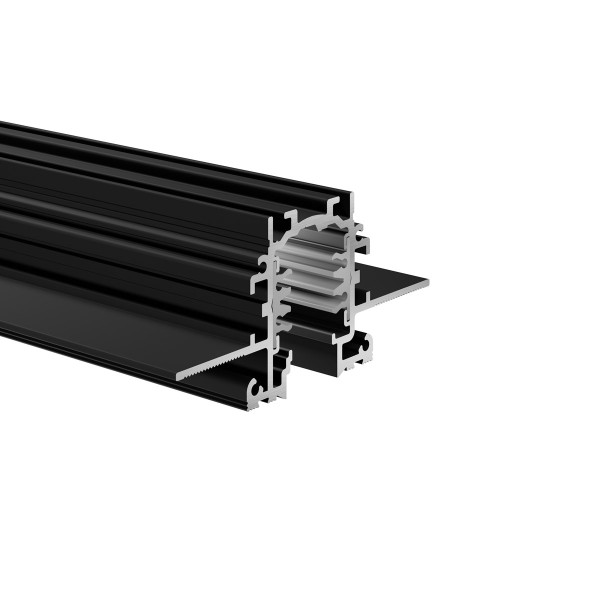 Lytespan rail encastré trimless 1m noir 9000-1/b-tr