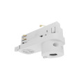 Rail lytespan adaptateur suspendu asymétrique 3phases blanc 9209-4/w