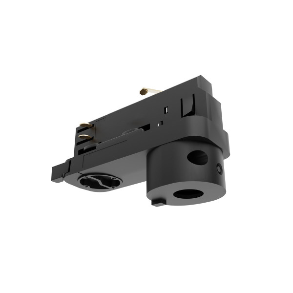 Rail lytespan adaptateur suspendu asymétrique 3phases noir 9209-4/b