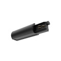 Rail lytespan en section ronde alimentation terminale droite noir 9001-st15/b