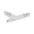 Lytespan en section ronde alimentation en t extérieure droite blanc 9014-st15/w