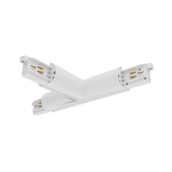 Lytespan en section ronde alimentation en t intérieure droite blanc 9016-st15/w