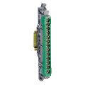 Bornier de Répartition Vert Isolé IP2X pour Terre Legrand – 1 Connexion 6 à 25 mm2 – 113 mm