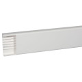 Goulotte 50x195 DLP monobloc - 1 couv 180 mm - L. 2 m - blanc (Prix au mètre)