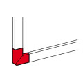 Angle plat 90° Legrand pour goulottes DLP monobloc 50x105mm à couvercle 85mm blanc