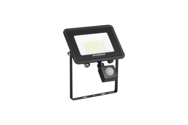 Projecteur extérieur start flood ip65 43w 5000lm 830 pir noir