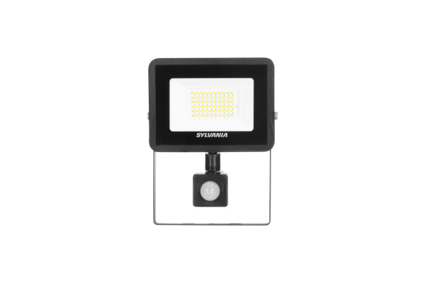 Projecteur extérieur start flood ip65 43w 5000lm 830 pir noir