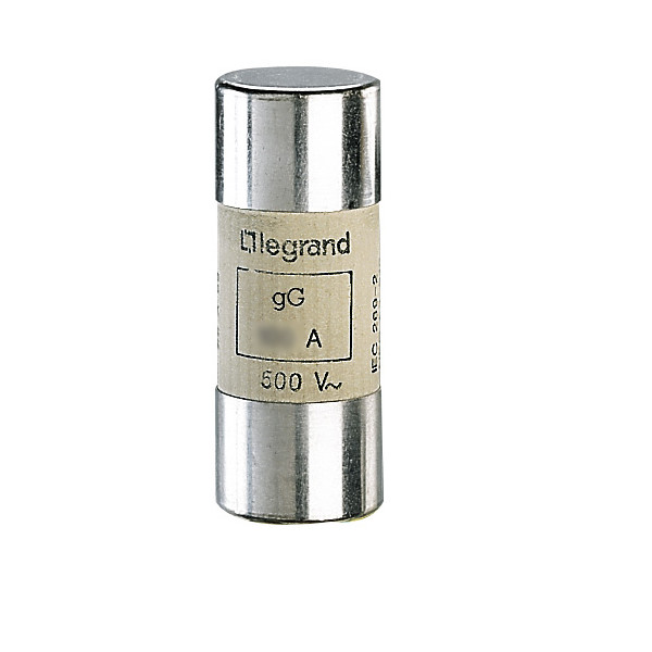 Cartouche Industrielle Cylindrique Legrand - GG - 22x58 mm - Avec Percuteur - 63 A