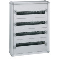 Coffret distribution métal XL3 160 - tout modulaire - 4 rangées - 750x575x147