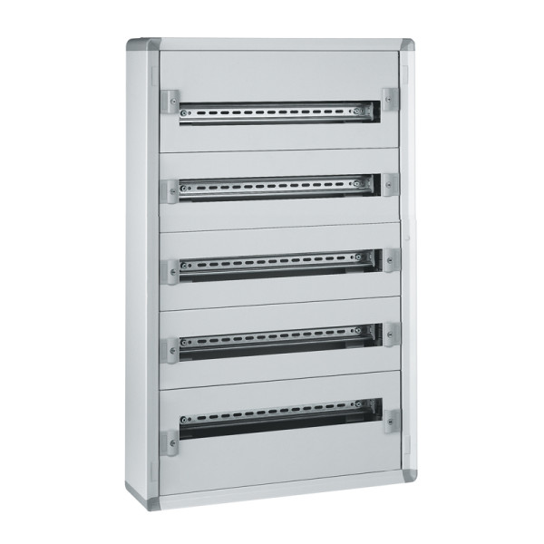 Coffret distribution métal XL3 160 - tout modulaire - 5 rangées - 900x575x147