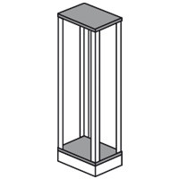 Toit-base gaine à câbles XL3 4000 - P 475 - l. 475