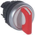 Osmoz compo - bouton tournant non lumineux - manette - 2 posit. fixes (0 à 12h) rouge