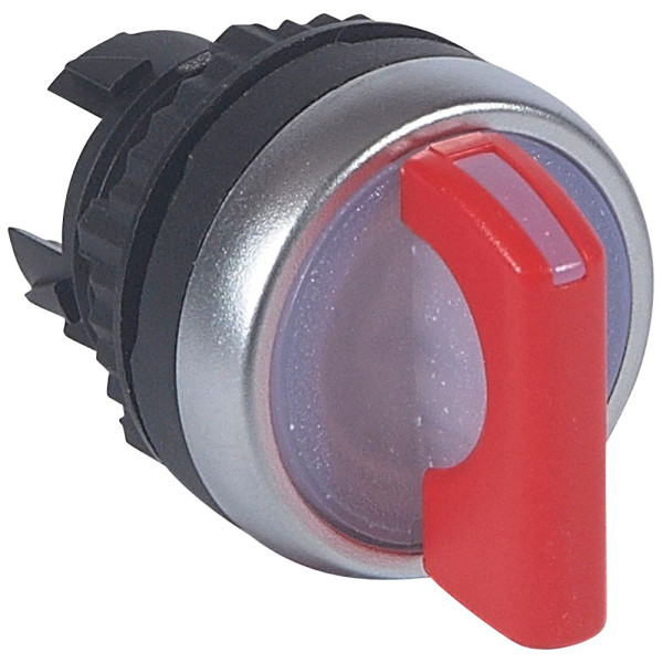 Osmoz compo - bouton tournant lumineux - manette - 2 posit. fixes - 45° - rouge