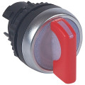 Osmoz compo - bouton tournant lumineux - manette - 3 posit. fixes - 45° - rouge