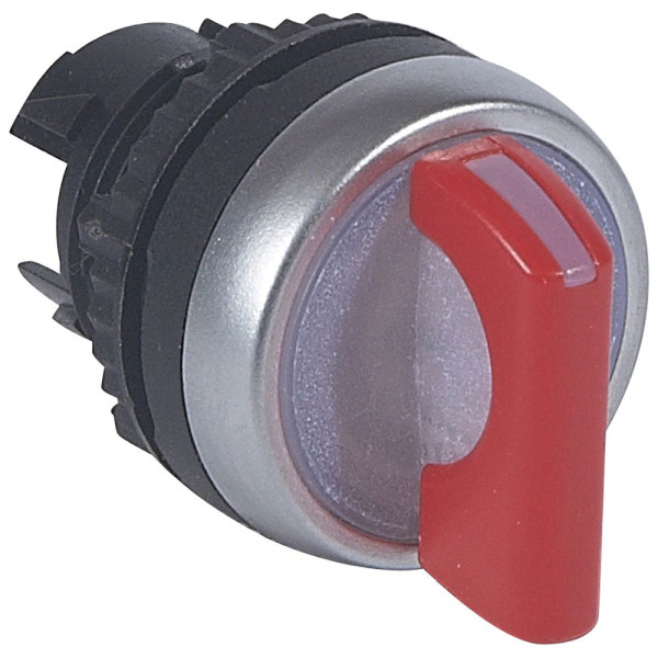 Osmoz compo - bouton tournant lumineux - manette - 3 posit. d et g - 45° - rouge