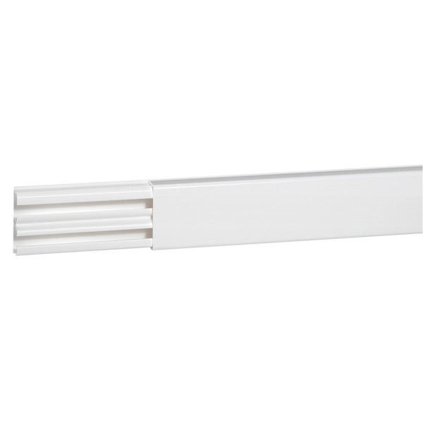 Moulure 32x12,5mm Legrand DLPlus 2 compartiments blanc 