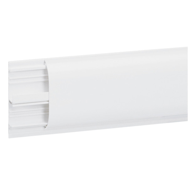 Plinthe 80x20mm Legrand DLPlus 2 Compartiments avec couvercle blanc