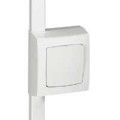 Cadre appareillage saillie 1 poste - pour pose sur moulure DLPlus ép. 20 - blanc