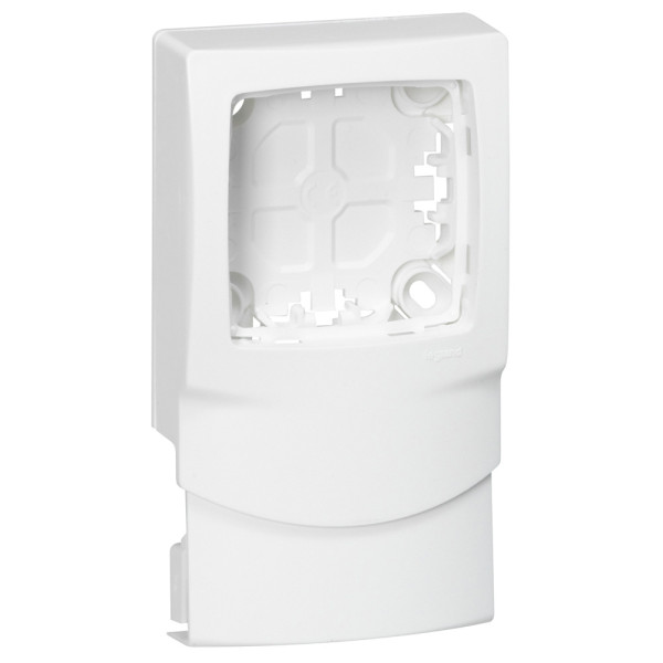 Cadre simple en saillie Legrand DLPlus pour moulure 16mm blanc