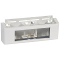 Cadre 6 modules Legrand DLPlus pour toutes moulures DLPlus blanc