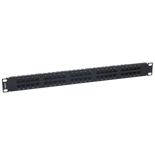 Panneau 50 rj45 cat 3 110 connect. lcs