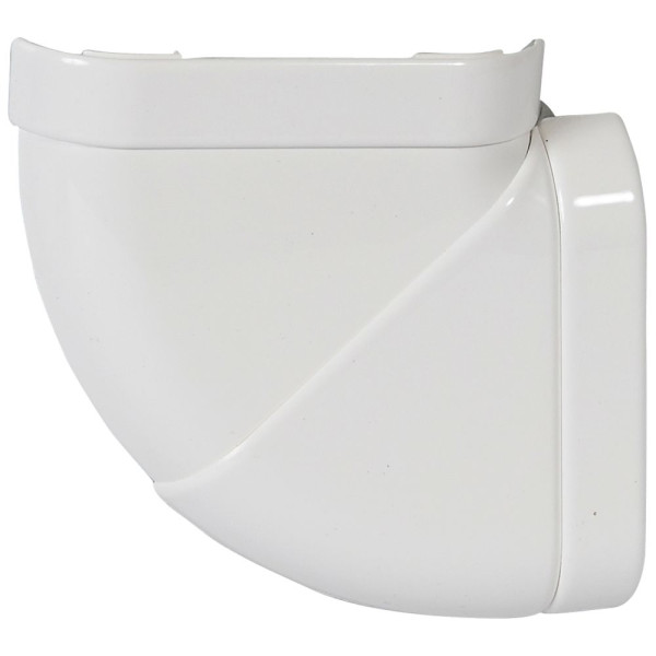 Angle plat variable 85°-120° - pour plinthe DLPlus 120x20 - blanc