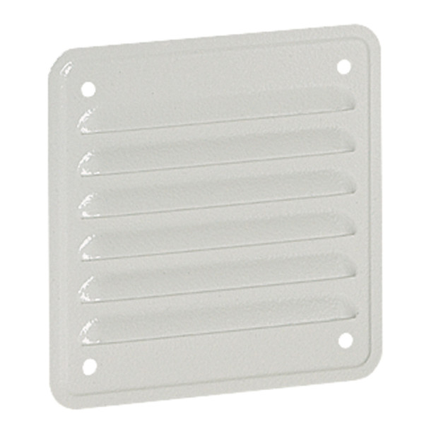 Ouïe d'aération métal - IP32 IK10 - RAL 7035 - 138 x 138 mm