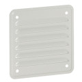 Ouïe d'aération métal - IP32 IK10 - RAL 7035 - 138 x 138 mm