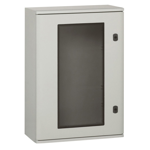 Coffret polyester Marina - IP66 IK10 - RAL 7035 - 720x510x250 mm - porte vitrée