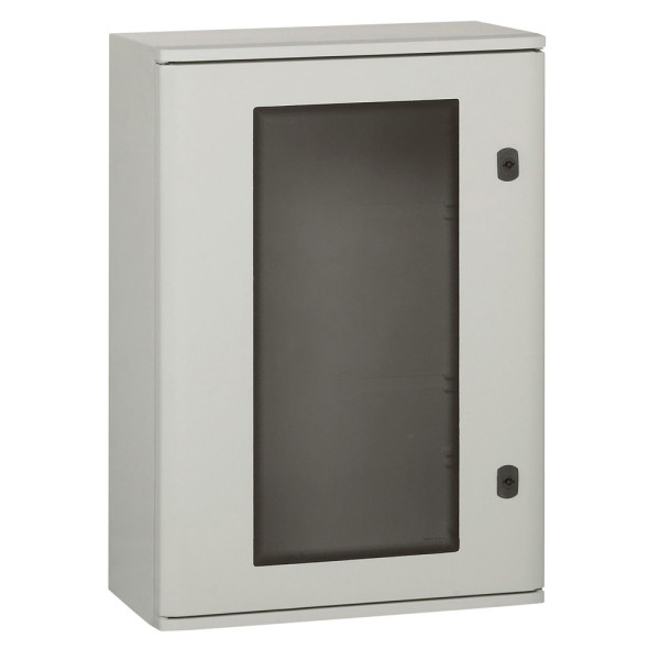 Coffret polyester Marina - IP66 IK10 - RAL 7035 - 1020x810x300 mm - porte vitrée