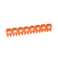 Repère CAB 3 pour filerie 0,15 à 0,5 mm² - chiffre 3 - orange