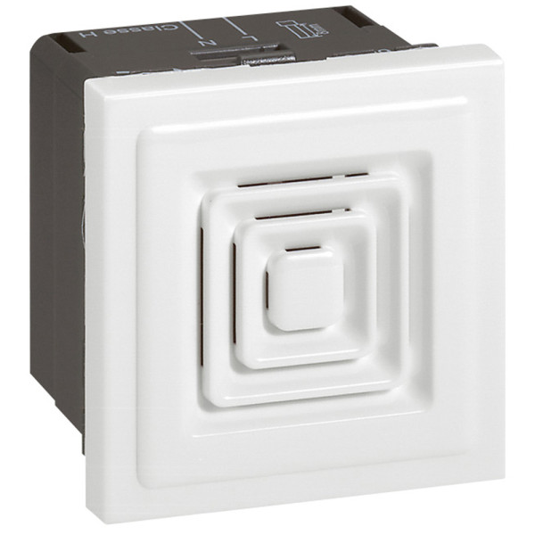 Diffuseur sonore pour alarme incendie Legrand Mosaic - classe A - 2 mod - blanc