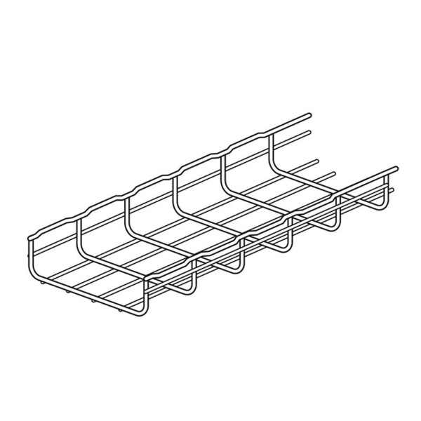 Grille guide-câbles - long. 3 m haut. 54 mm larg. 400 mm Legrand