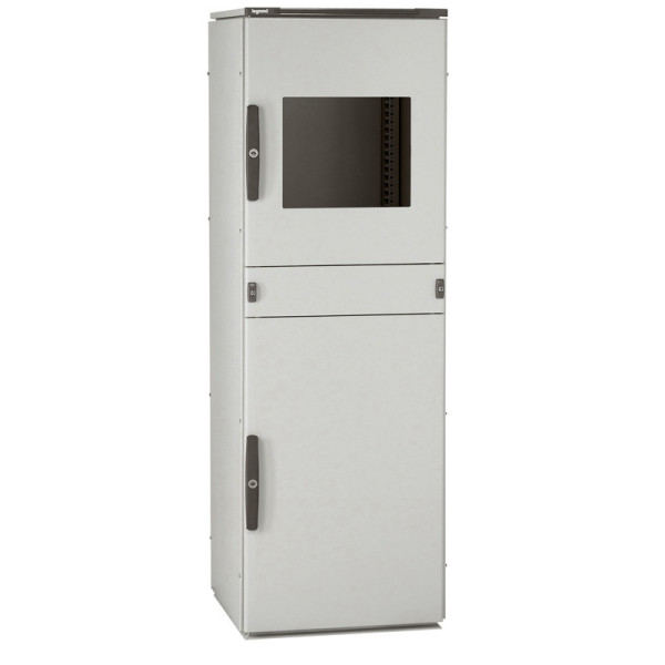 Armoire PC - IP55 IK10 - 1600x600x600 mm - RAL 7035 et 7021