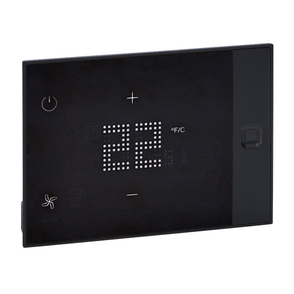 Thermostat tactile ux one 230v chauffage et clim hôtel encastré personnalisable