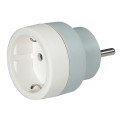 Adaptateur prise de courant 2P+T - 16 A - standard Allemand pour socle Français - Legrand