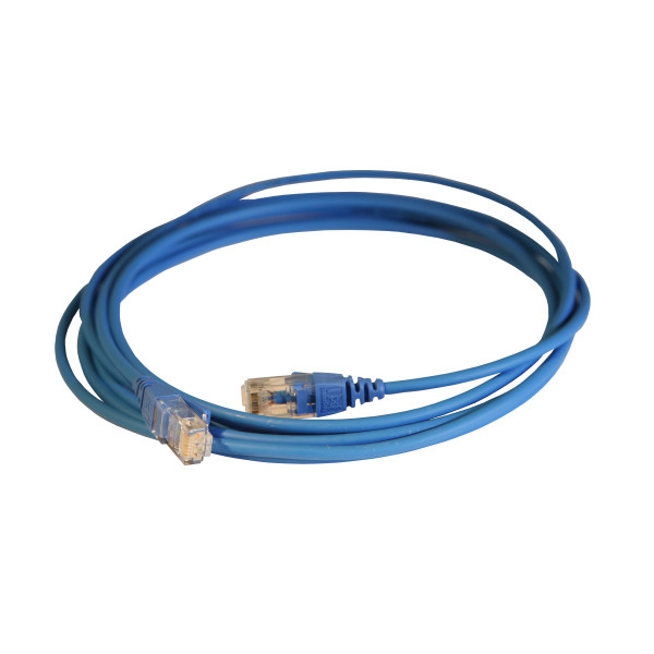 Legrand cordon rj45/rj45 haute densite standard cat6 u/utp lsoh bleu 3m