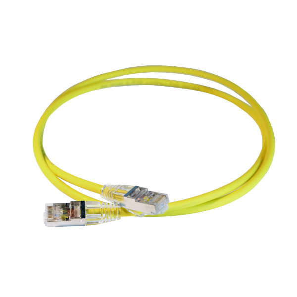 Legrand cordon rj45/rj45 haute densite standard cat6a s/ftp lsoh jaune 1m