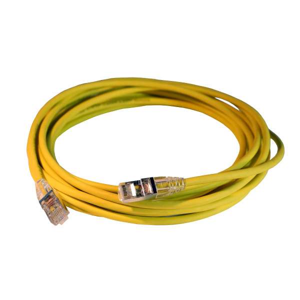 Legrand cordon rj45/rj45 haute densite standard cat6a s/ftp lsoh jaune 5m