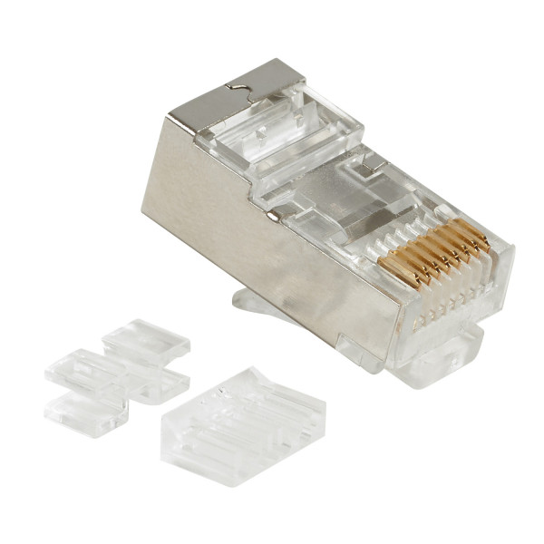 Fiche RJ45 catégorie6 FTP à sertir pour câble rond