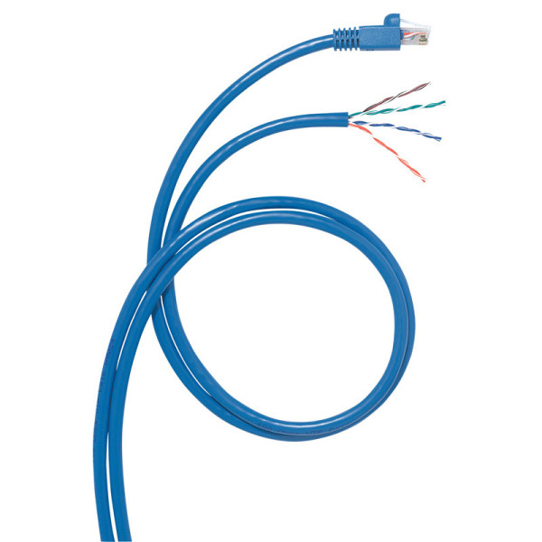 Cordon RJ45 / dégainé - Cat.6 - pour boîte de distribution zone - F/UTP - L. 20 m Legrand