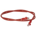 Cordon de brassage rj45 - cat.6 - u/utp sans écran - l. 2 m - lsoh -rouge - lcs² Legrand