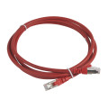 Cordon de brassage RJ45 - lsoh- cat.6a - 100 ohms - s/ftp blindé- l. 2 m -rouge Legrand