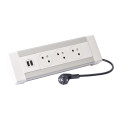 Bloc bureau 3x2p+t + 1 chargeur usb a+c et cordon 3m 2p+t