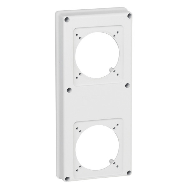 Plastron P17 280x125 - recevant 2 socles 16 ou 32 A